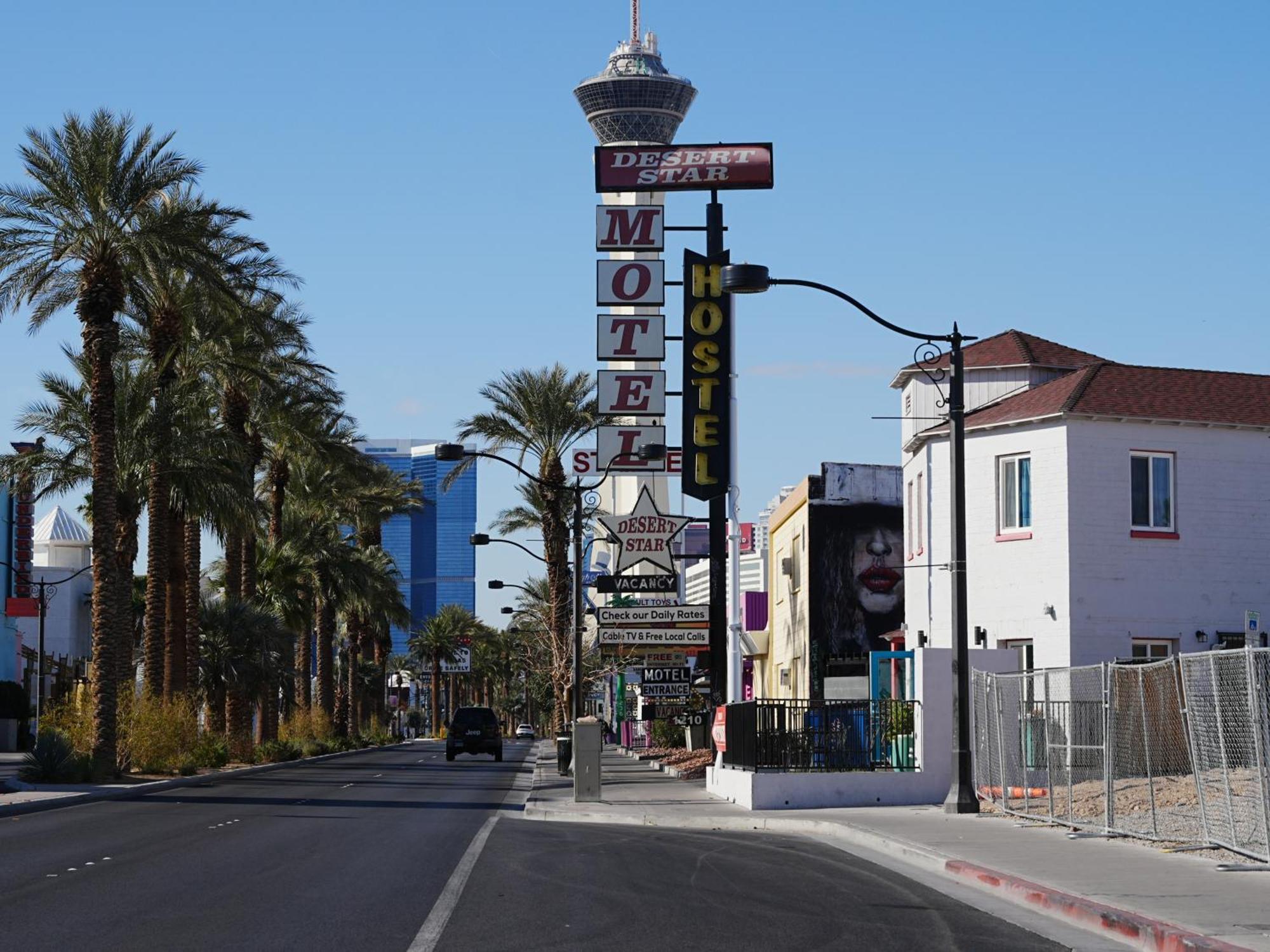 לאס וגאס Sin City Hostel מראה חיצוני תמונה